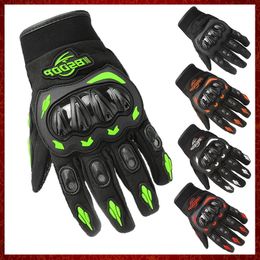 ST222 Motorcycle Glove Guantes Moto Full Finger Breathable Powered Outdoor Motorbike Racing Riding Bicycle Gloves Summer