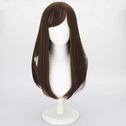 Women's Wigs Female Summer Natural Head Inner Buckle Temperament Daily Net Red Long Straight Hair Cover