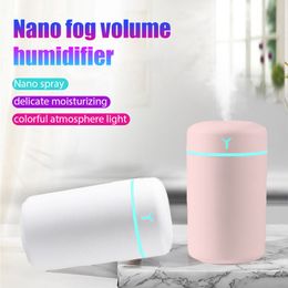 Essential Oils Diffusers Portable 420ml Air Humidifier Aroma Oil Humidificador for Home Car USB Cool Mist Sprayer with Colourful Soft Night Light diffuser 221118