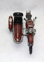 Modelo de motocicletas militares de hojalata de motocicletas hechas a mano Muebles de juguete Muebles de juguete Decoraci￳n de arte personalizado para regalos 9418861