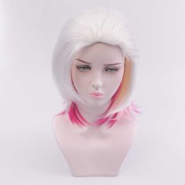 Women's Wigs Female High Temperature Silk Fashion Gradient Colour Large Back