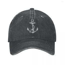 Berets Nautical Anchor Boat Baseball Cap Cowboy Hat Peaked Bebop Hats Men And Women