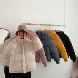 Women's Trench Coats Little Bread Served 2022 Loose Cotton Quilted Jacket Coat Female In The Fall And Winter Of Cotton-padded