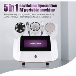 Slimming Machine Radio Frequency Bipolar Ultrasonic Cavitation 5 in1 Cellulite Removal Vacuum Weight Reduce Beauty Equipmet