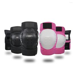 Knee Pads 6Pcs/set Children Sport Protector Elbow Wrist Splint Hand Guard Body Protective Gear For Skateboarding Skiing Riding