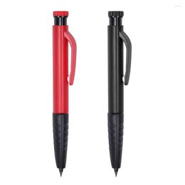 Professional Hand Tool Sets Solid Carpenter Pencil Plastic Woodworking Scribing Pen Ergonomic Design Easy Use Graphite Refill Mechanical