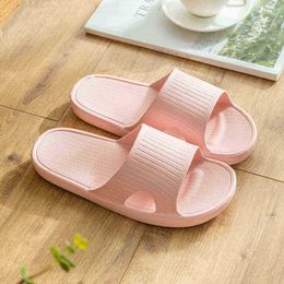 Grey Slippers For Men Pvc Soft Pink Slippers For Women Orange Yellow Candy Colors Summer Slippers For Indoor And Outdoor Beach J220716