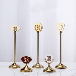 Table Mats 10ps Stainless Steel Place Card Holder Po Stand Clips Restaurant El Menu Top Number