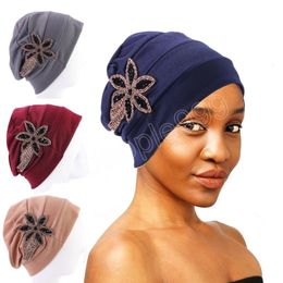 New Jewellery Muslim Turban For Women African India Hat Vintage Elastic Headwrap Beanies Headwear Cancer Chemo Cap