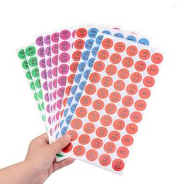 Gift Wrap 10 Sheet Art Handmade Package Supplies Planner Notebook Stickers Number Sticker Sealing Digital Label
