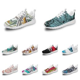 men women custom sports shoes anime cartoon animal design diy word black white blue red colorful outdoor mens trainer 111