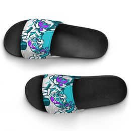 أحذية مخصصة DIY توفر الصور لقبول تخصيص Slippers Sandals Slide Haoid Mens Womens مريحة