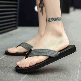 Summer British Flip Flops Men Korean Slippers Male Wear Antislip Clips Tow Beach Shoes Tij Flat With Casual Sandals J220716