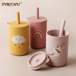 Cups Dishes Utensils 150ML Baby Silicone Feeding Cups Portable Drinkware Sippy Food Grade Learning Cups For Toddlers Storage Snack Container BPA FREE 221119