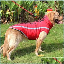 Dog Apparel Dog Apparel Waterproof Keep Warm Coat Pet Dogs Outdoor Jacket Winter Reflective Coats Ourwear Drop Delivery Home Garden S Dh2Pn