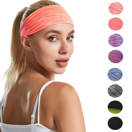 Women Men Headband Sports Yoga Fitness Stretch Sweatband Hair Bands Elasticity Towel Headband Headwear Absorb Sweat Head Band