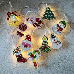 Christmas Decorations 165cm Decoration LED Light Ornament Plastic Santa Claus Tree Snowman Garland Home Party