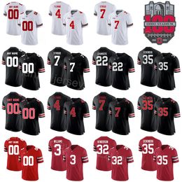 NCAA 100th Ohio State Buckeyes Football College 8 Cade Stover Maglie Lathan Ransom Ronnie Hickman Cody Simon Pete Werner Jaxon Smith-Njigba Dallan Hayden Man Woman