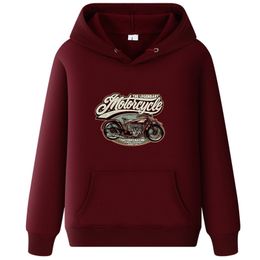 Modedesign Herren Hoodies Hallowmas Sportswear Camisa Hombre Klassische amerikanische Motorrad Hip Hop Weihnachtstag Kleidung