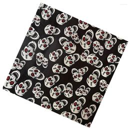 Bandanas Bandana Scarf Skull Pattern Headdress Scary Headwrap Head