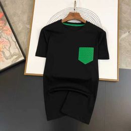 Men's T-Shirts Fashion Harajuku Green T-shirts For Hip Hop Tees Short Sleeves T Shirt Summer Women Couples Round Ne Tops G221118