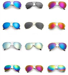 woman color film sun glasses Dazzle colour goggle Sun Glasses ladies outdoor Shade fashion mens sunglasses dc288