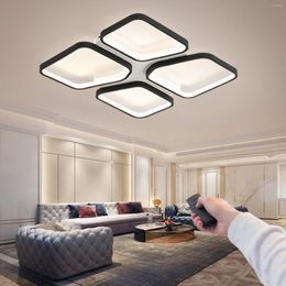 Ceiling Lights Dimmable Lamp LED Chandelier Bedroom Decoration Light With Remote Control Living Room Interior Lighting