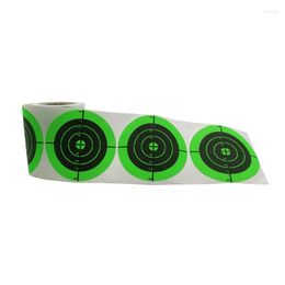 Gift Wrap -200Pcs/Roll 3Inch Self Adhesives Paper Reactive Splatter Parper Target Sticker For Archery Bow Hunting Training Targets