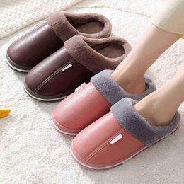 Men Women Slippers Indoor Home Shoes Fashion Autumn Winter Warm Shoes Soft Soles Cotton Slippers Bedroom Couples Floor Shoes J220716