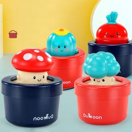 Bath Toys Baby Shower Grow Mushrooms Flower Pots Sprinklers Showers Water Droplets Simulation Plant Kids Gifts 221118