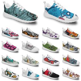 TRAN DIY Custom Running Shoes Women Men Trendy Trainer Outdoor Sneakers Black White Fashion Mens Yellow Breathable Casual Sports Fire-Red Style mn5yyhr