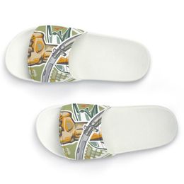 Sapatos personalizados Diy fornecem fotos para aceitar chinelos de personalização sandálias slide gfss masculino confortável