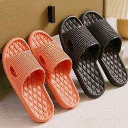 2021 Couples Stylish Adult Sandals SlipProof Thick Soles Indoor Outdoor Slippers Men Slippers House Cross Sliggers Shoes woman Home J220716