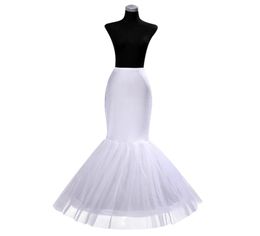 Billig One Hoop Petticoat Crinoline f￼r Meerjungfrau Brautkleider geflogen