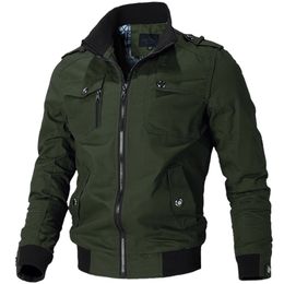 Men's Down Parkas Men's Green Khaki 5 Colour Military Jacket Winter Goods Large Size S3XL 4XL Casual Men's Jacket 221119