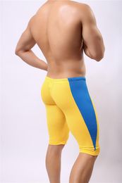 Underpants 2022 Workout Shorts Men Casual Sport Fitness Middle Pant Adult Yoga Fifth Pants Sexy Party Night Dance Clubwear Slim Legging