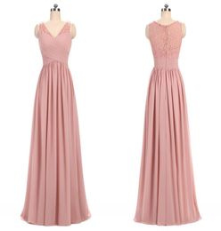 Vestidos Dama De Honor Rosa Rosa Online | DHgate