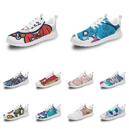 Custom Women Shoes Sports Anime Men Animal Cartoon Design Diy Word Black White Blue Red Colourful Outdoor Mens Trainer Wo S S Dca A s