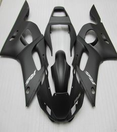 Kit de carenagem de motocicletas para Yamaha YZF R6 98 99 00 01 02 Conjunto de atendimentos negros foscos YZFR6 19982002 OT077310450