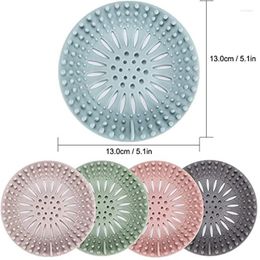 Bath Accessory Set Round Silicone Drain Hair Catcheer Trap Filter For Kitchenr Kitchen Sink Strainer Bathroom Shower Stopper Cov