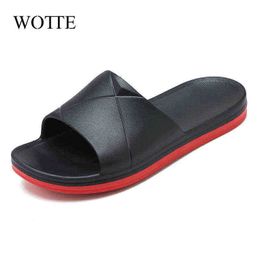 Wote Slippers Men Summer 2020 Casual Fashion Men Slippers Beach Sandal House Shoes Men Unisex NonSlip Shoes Sandals Chausson J220716