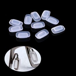 Lens Clothes 5 PairsLot Inserted Square Silicone Airbag Soft Nose Pads On Glasses Slot Accessories for Adults Kids Universal 221119