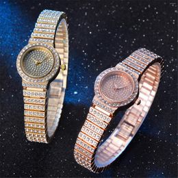 Wristwatches Classic Vintage Business Women Men Elastic Gold Sliver Quartz Watch Lovers Couple Bracelet Watches Party Office Gifts 2022
