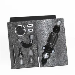 Mini HOOKAHS Nectar Bong Kit with Titanium Nail Quartz Tip bowl 14mm all avaiable Glass Pipe bong