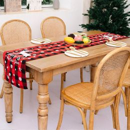 Christmas Decorations The Knit Table Flag Creative Tablecloth Adorned Dress Up Home Decor Products Runner