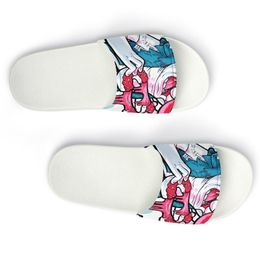 Custom shoes DIY Provide pictures to Accept customization slippers sandals slide lkdlf mens womens sport size 36-45