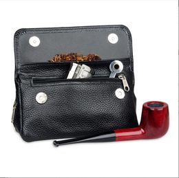 Smoking pipes Tobacco Bag Cigarette Set Storage Bag Handmade Leather Safin Pure Pipe