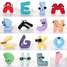 Baby Birthday Party Gifts 26 Style Alphabet Lore Stuffed Plush Toys Kids Education Doll Toddler Present