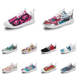 Custom Sports Animal Shoes Men Cartoon Anime Women Design Diy Word Black White Blue Red Colourful Outdoor Mens Trainer Wo S S Fb D s