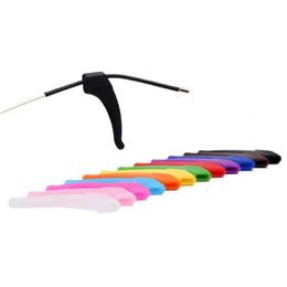 Lens Clothes 1 Pair Anti Slip Silicone Ear Hooks for Kids Adult Round Grips Eyewear Accessories Eye Glasses Holder Soft Multicolor Temple Tip 221119